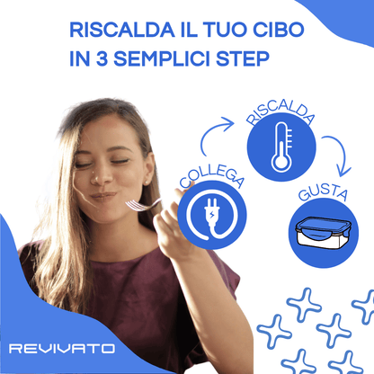 RevivaBox | Scaldavivande elettrico per casa, ufficio e viaggio.